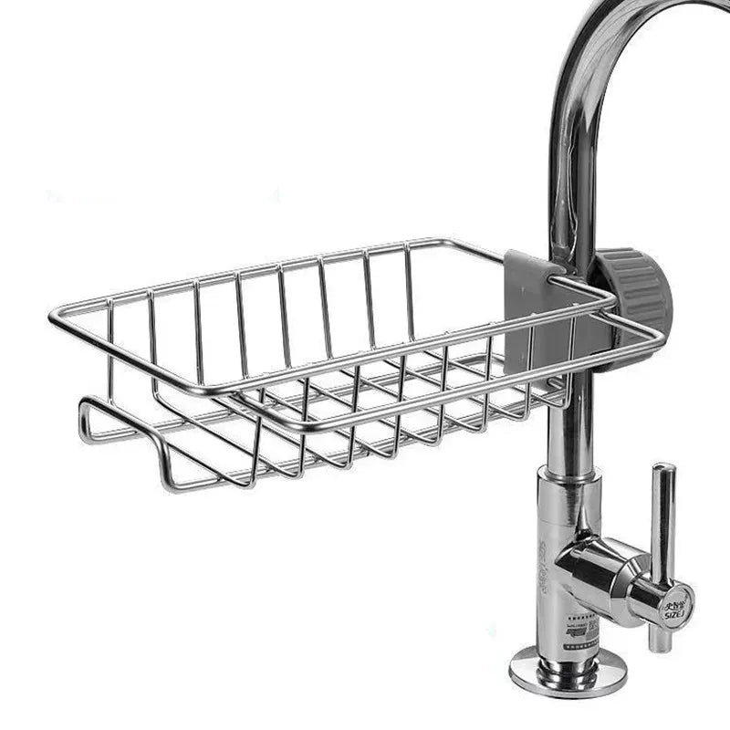 Faucet Rack Holder-Stainless Steel Sink Organizer